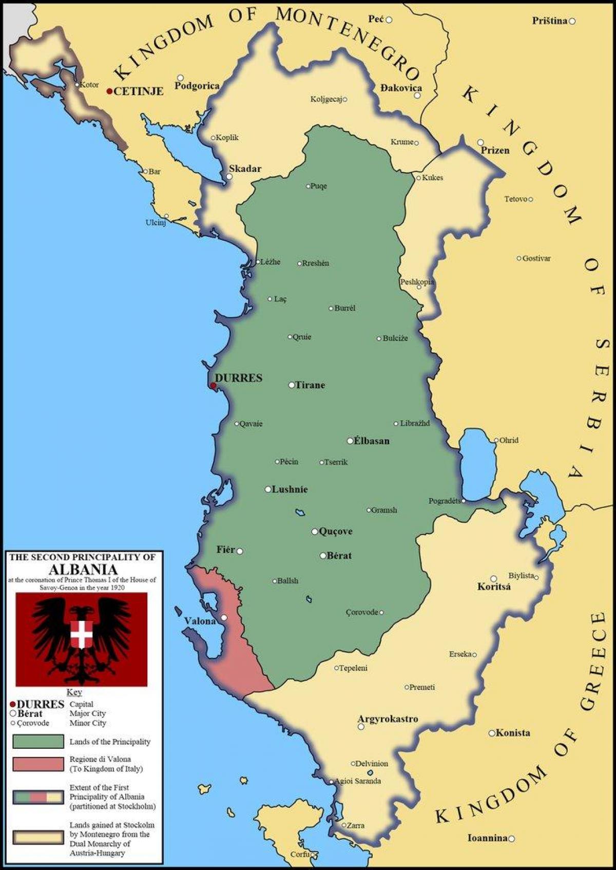 карта дуррес Албанія