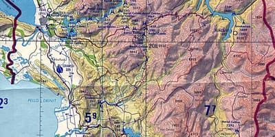 Карта Албанії географії
