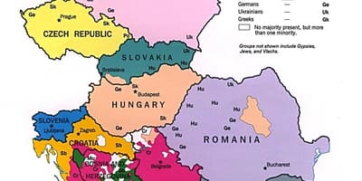 Етнічна карта Албанії
