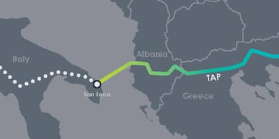 Карта торкніться Албанія