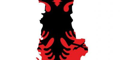 Карти Албанії прапор